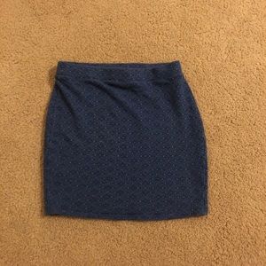 Tight high rise skirt